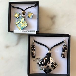 Authentic Italian Necklace and earring sets